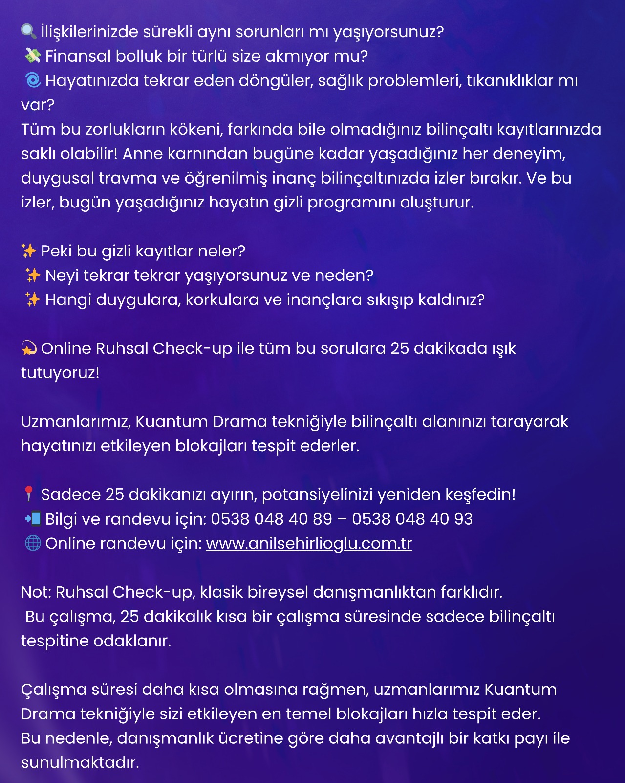 Online Ruhsal Check-Up - Görsel 2