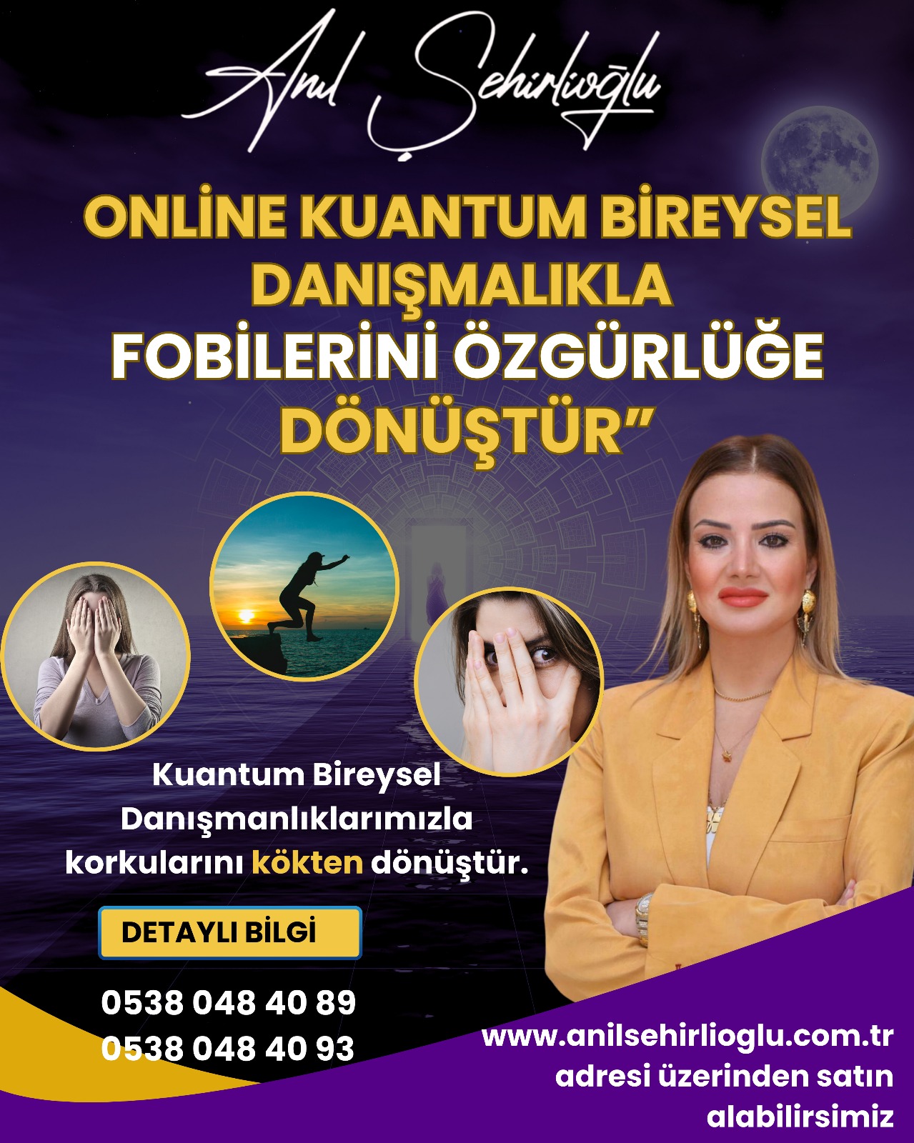 Online Kuantum Bireysel Danışmanlıkla Fobilerini Özgürlüğe Kavuştur