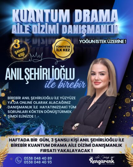 Anıl Şehirlioğlu ile Kuantum Drama Aile Dizimi Bireysel Danışmanlık