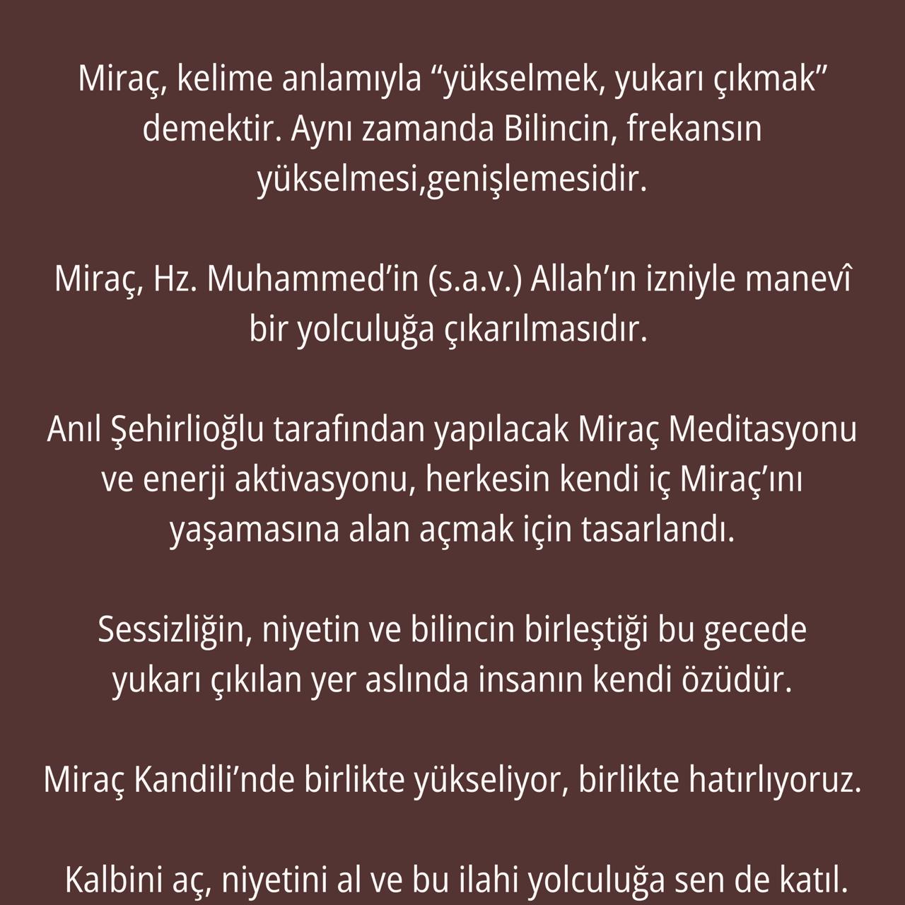 Anıl Şehirlioğlu ile Miraç Çalışması - Görsel 4