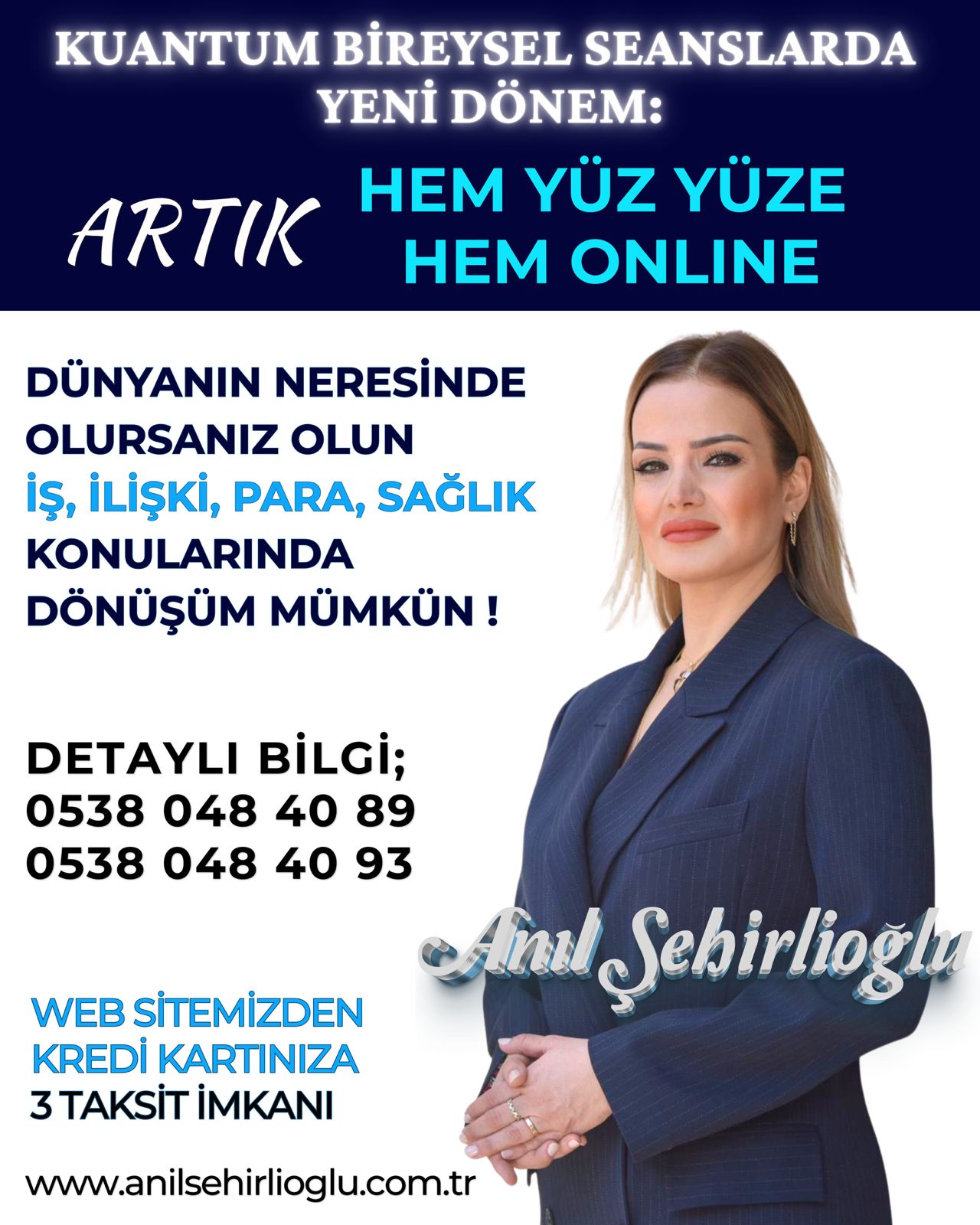 İŞ, İLİŞKİ, PARA, SAĞLIK (BİREYSEL DANIŞMANLIK)